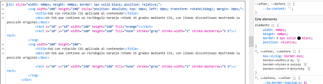 Código de transformaciones